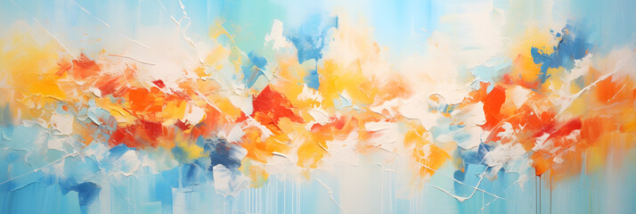 Obraz na płótnie Canvas Symphony of Colors: A Dance of Light, Shadows and Emotion Abstract Artwork