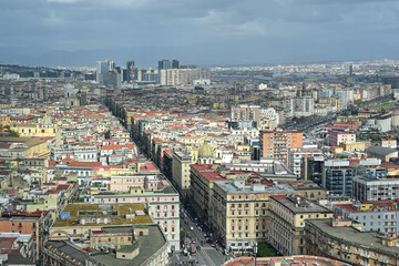 Napoli (Naples) and mount Vesuvius in the background  Italy, Campania