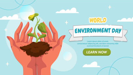 World environment day vector poster
