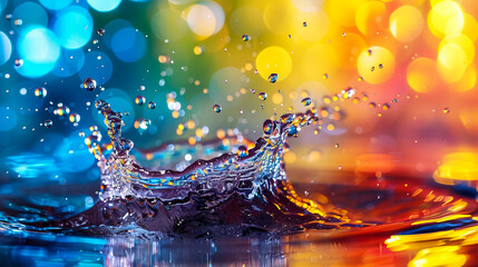 Water and air bubbles over white background. High resolution. - obrazy, fototapety, plakaty