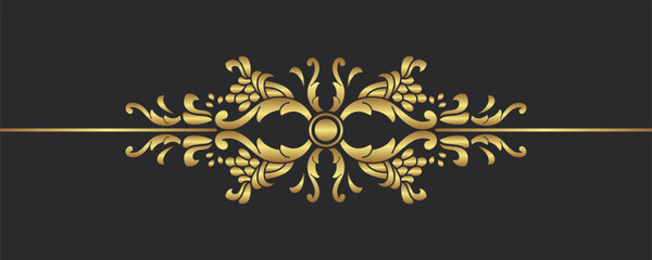 Floral border frame greeting card vector ornamen