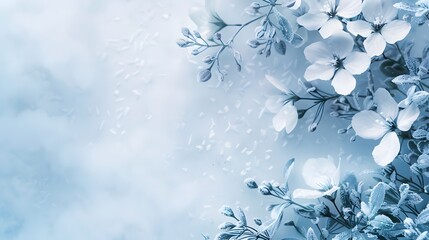 Frosted Floral Whispers