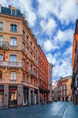 Toulouse is the capital of the Occitania region in southern France. It is divided by the Garonne River and is located near the border with Spain. It is known as La Ville Rose