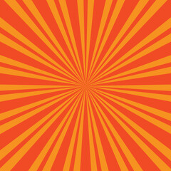 orange sunburst background
