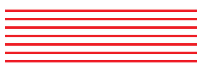 Straight line, stripe series from thin to thick - obrazy, fototapety, plakaty