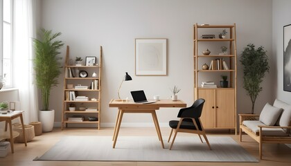 Scandinavian-inspired living room, where design meets comfort
