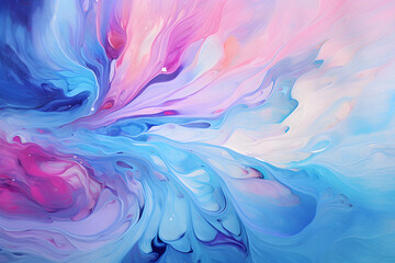 Vibrant Cosmic Event - Mesmerizing Abstract HD Background of Swirling Hues of Blue & Purple