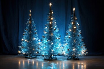 christmas tree with candles