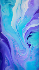 Fototapeta na wymiar Vibrant Cosmic Event - Mesmerizing Abstract HD Background of Swirling Hues of Blue & Purple