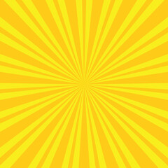 Yellow flare background. Illustration.