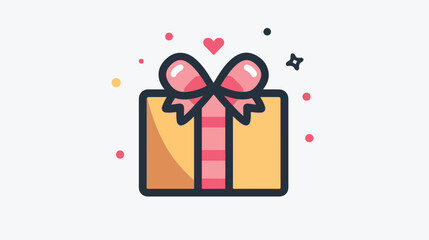 Gift Vector on a transparent background. Premium 