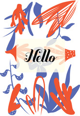 Design pattrent nature gift card