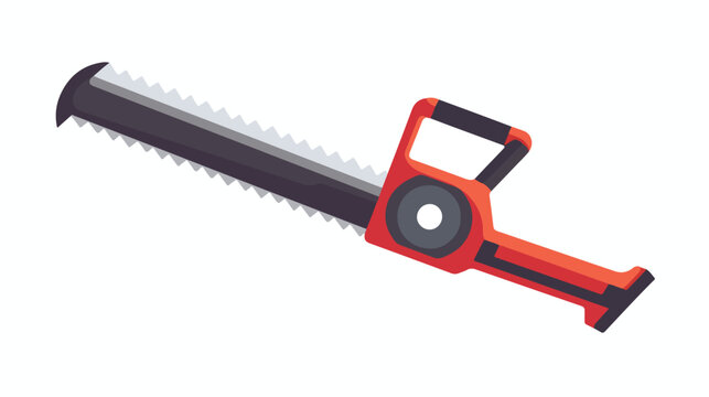 Hacksaw Icon flat vector isolated on white background