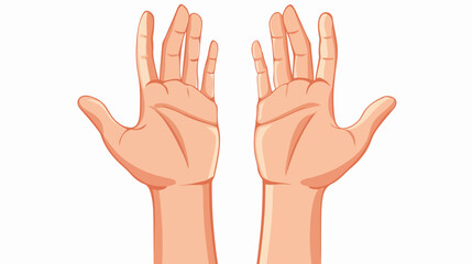 Hands icon vector best flat icon flat vector 