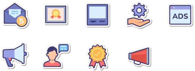 Set of Service icons