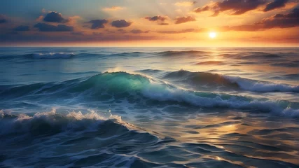 Poster sunset over the sea © UzairHassan