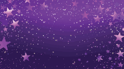 Christmas purple starry background. flat vector 