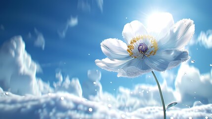 Golden flowers peony illustration background poster decoration painting