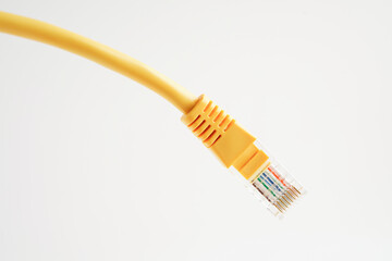 Ethernet cable for connect to wireless router link to internet service provider network.