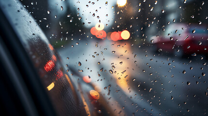 rain drops on the window