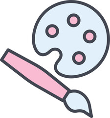 Palette Vector Icon