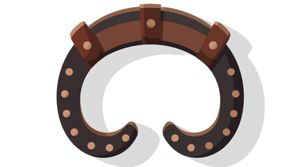 Horseshoe clipart flat icon