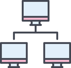 Computer Networks Vector Icon