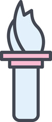 Torch Vector Icon