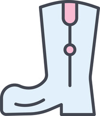 Cowboy Boot Vector Icon