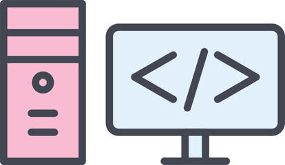 Coding Vector Icon