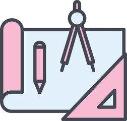 Stationery Vector Icon