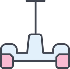 Hoverboard Vector Icon