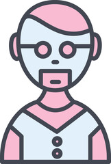 Male Professor Vector Icon