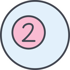 Pool Ball Vector Icon