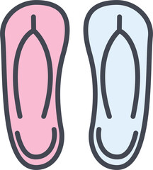 Slippers Vector Icon