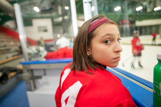11 year female hockey player