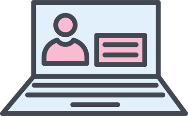 Online Study Vector Icon