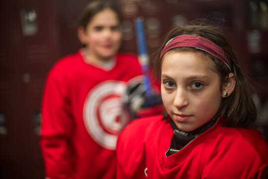 11 year female hockey player