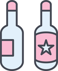 Beer Bottles Vector Icon