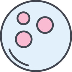 Bowling Ball Vector Icon