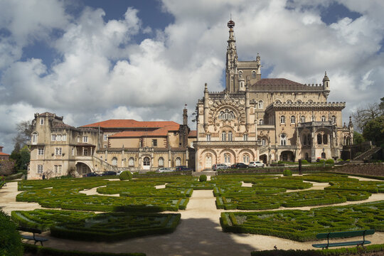 Gardens of the Bu&ccedil;aco Palace, Serra do Bu&ccedil;aco, Mealhada, Portugal