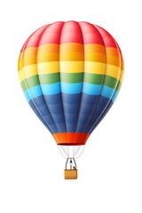 Fototapeta premium hot air balloon with background