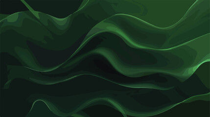 Dark green vector gradient blur texture. Blurred abst
