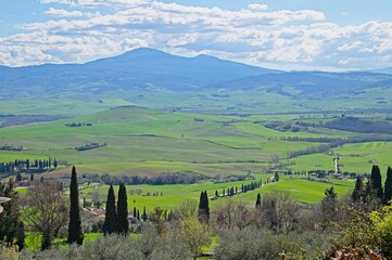 Spring in the Hills of Tuscany Italy