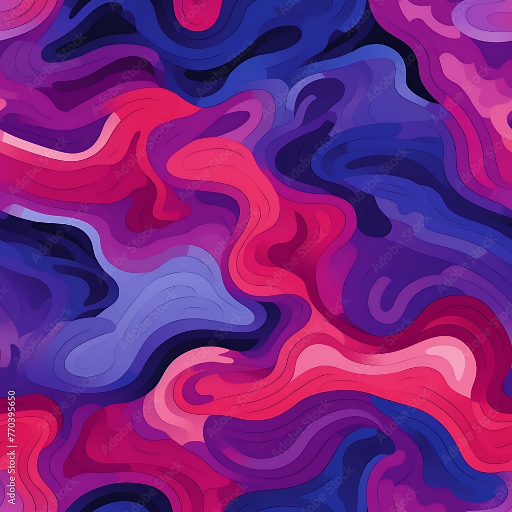Poster dynamic spectrum seamless pattern