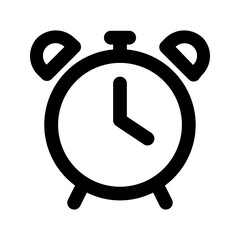 alarm clock line icon