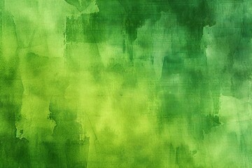 Green abstract watercolor painted texture background,  Green paint on canvas - obrazy, fototapety, plakaty