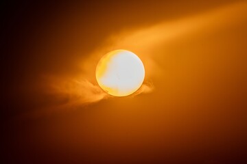 sun light on the sky