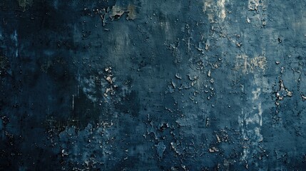 Background texture old of a dark blue concrete wall, With Copy Space to design the interior texture for display products.