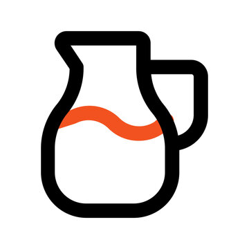 recommend clip art: pitcher outline color icon